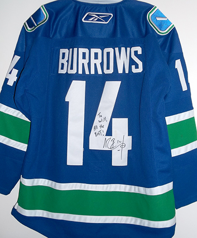 alex burrows jersey