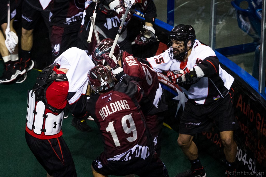 The Vancouver Stealth take on the Colorado Mammoth