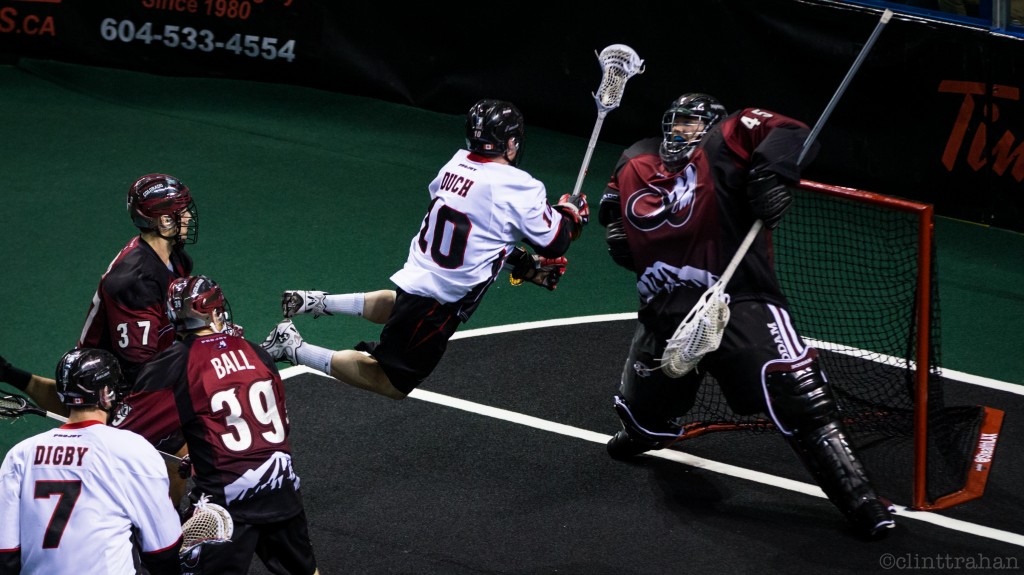 The Vancouver Stealth take on the Colorado Mammoth