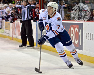 Gage Quinney of the Kamloops Blazers.