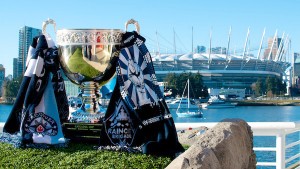 The Cascadia Cup looks upon BC Place, its home for the 2014 MLS season, after Whitecaps FC won the trophy for consistent performance up and down the northwest corridor last season. Photo by Jason Kurylo for Pucked in the Head.