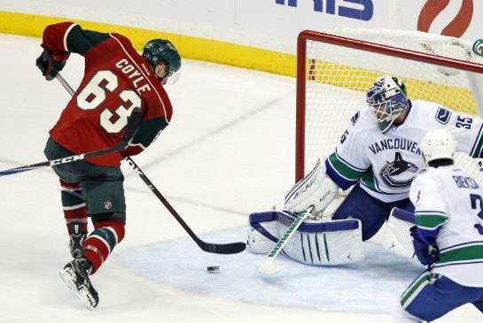 First Cal Clutterbuck and Clayton Stoner, and now Chuck Coyle? The Minnesota Wild may be a yawn on the ice, but they have all kinds of guys on the all-name team, you betcha. Photo ripped from the interwebs.