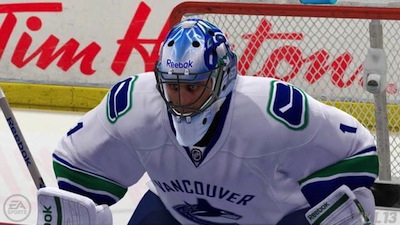 EA Sports has Luongo making consecutive starts, and earning consecutive wins, against Columbus and Nashville this week. Image stolen without prejudice from the web.