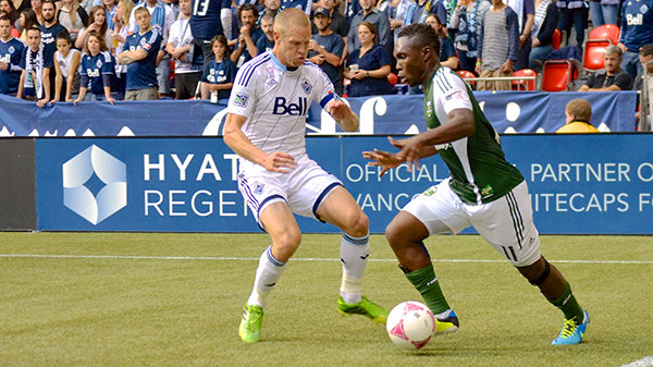 Whitecaps FC captain Jay DeMerit had probably his best outing since returning from a devastating early season injury. Photo by Jason Kurylo for Pucked in the Head.