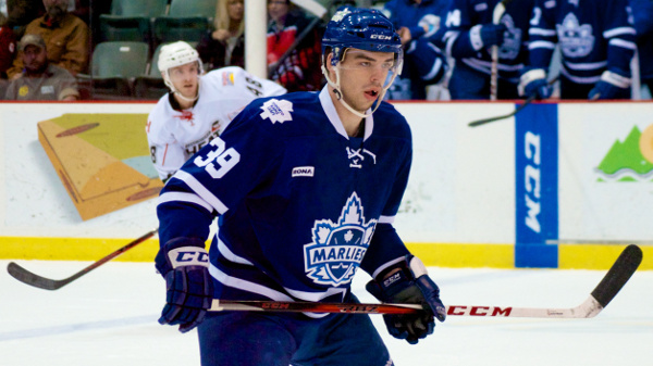 Toronto Marlies centre (and All-Name Team member!) Greg McKegg is not an attractive man. Photo by Jason Kurylo for Pucked in the Head.