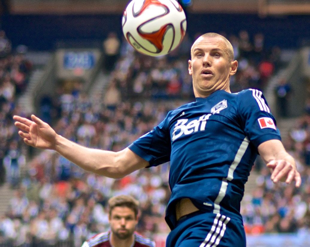 Kenny Miller leads the Whitecaps FC with three goals this young season. Will he help the Caps to their first road win against the LA Galaxy? Photo by Jason Kurylo for Pucked in the Head.