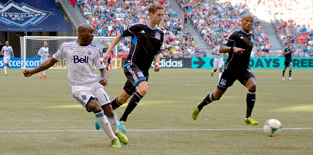 Nigel Reo-Coker played his best game a year ago in a 2-nil win over the San Jose Earthquakes. Photo by Jason Kurylo for Pucked in the Head.