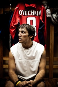 Alex Ovechkin has been underwhelming since the Russians got spanked 7-3 by Canada in the 2010 Olympic quarterfinal. Photo borrowed from the über-talented Pat Molnar at http://www.patmolnar.com.