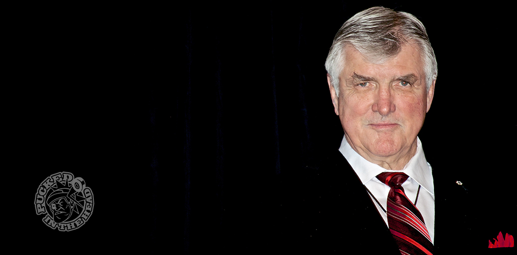 A classy portrait picture of Pat Quinn, 1943–2014.