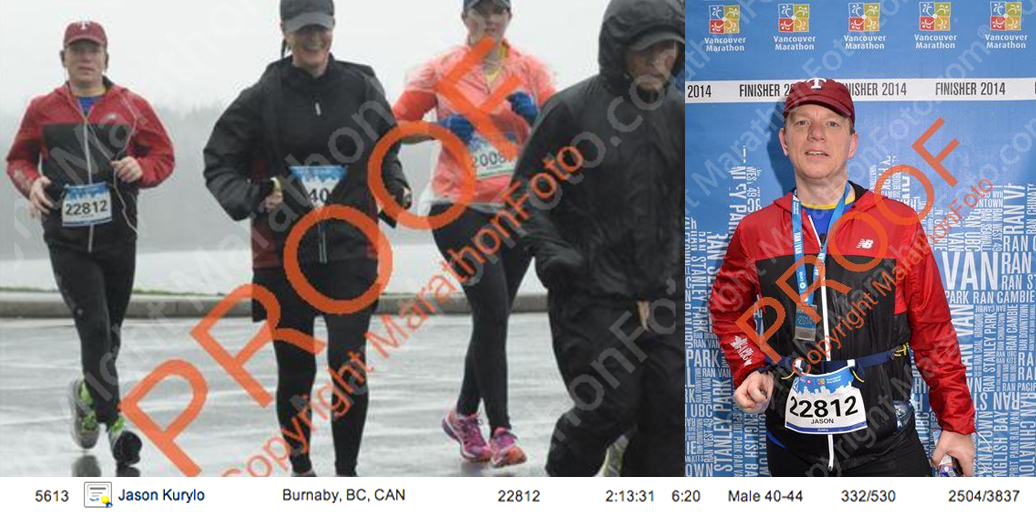 I've not decided if I'm going to pay for official race photos or not  — the best two of them, seen here from the proofs online, aren't, well, the best images of me. 