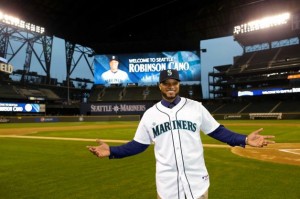 All-Star second baseman Robinson Cano brings great expectations (and a whole lot of greenbacks) to Seattle this season. Photo cribbed from a random website