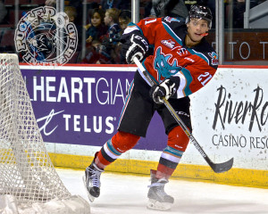 Devante Stephens of the Kelowna Rockets.