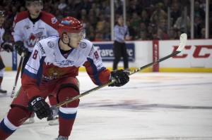 The Chicago Blackhawks picked Maxim Shalunov in the fourth round of last year's NHL draft. If the Subway Super Series is any indication — and if the big league decides to play at some future point in time — they may have turned that 109th pick into a bit of larceny. Photo by Jason Kurylo for Pucked in the Head.