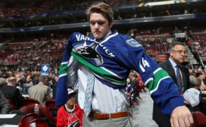 Thatcher Demko put on a Canucks jersey for the first time at the 2014 draft. He's done so far too seldom since.