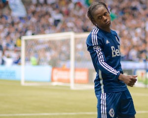 Darren Mattocks contemplates yet another lost opportunity during a 2-1 loss to the Colorado Rapids. Photo by Jason Kurylo for Pucked in the Head.