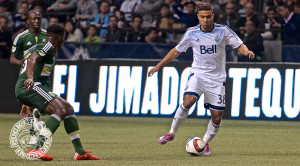 Vancouver Whitecaps FC midfielder Kianz Froese. Photo by Jason Kurylo for Pucked in the Head.