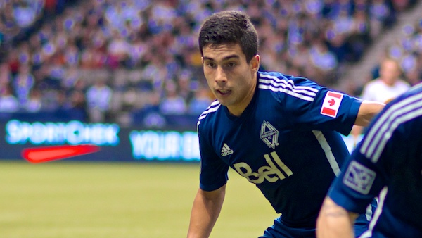 Sebastián Fernández impressed in his Whitecaps FC debut, scoring once and proving dangerous at both ends of the pitch. Photo by Jason Kurylo for Pucked in the Head.