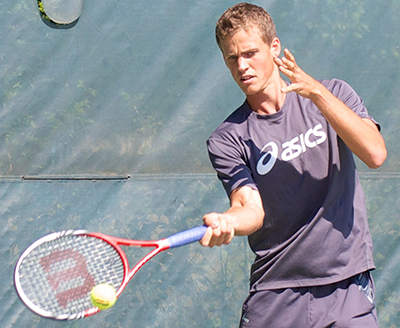 23-year-old Vasek Pospisil is an important part of the Canadian Davis Cup team. He will challenge for the Vancouver Open at Hollyburn Country Club this week. Photo by Jason Kurylo for Pucked in the Head.