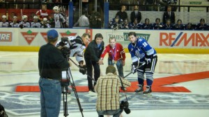 Victoria home opener faceoff