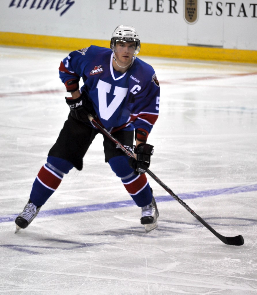 Vancouver Giants captain Wes Vannieuwenhuizen