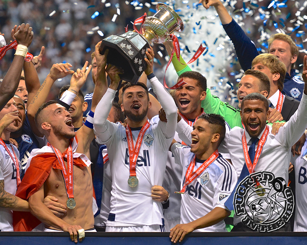 The Vancouver Whitecaps FC won their first-ever Amway Canadian Championship with a 2-nil victory over the Montreal Impact at BC Place. Photo by Jason Kurylo for Pucked in the Head.