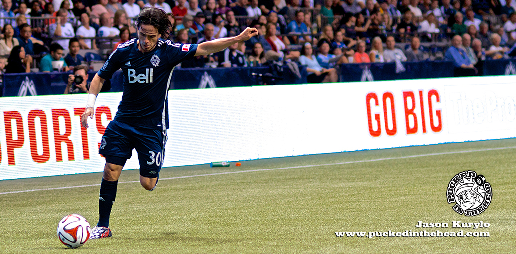 New Whitecap Mauro Rosales was one of the few bright spots in a disappointing 3-0 loss to the Portland Timbers. Photo by Jason Kurylo for Pucked in the Head.