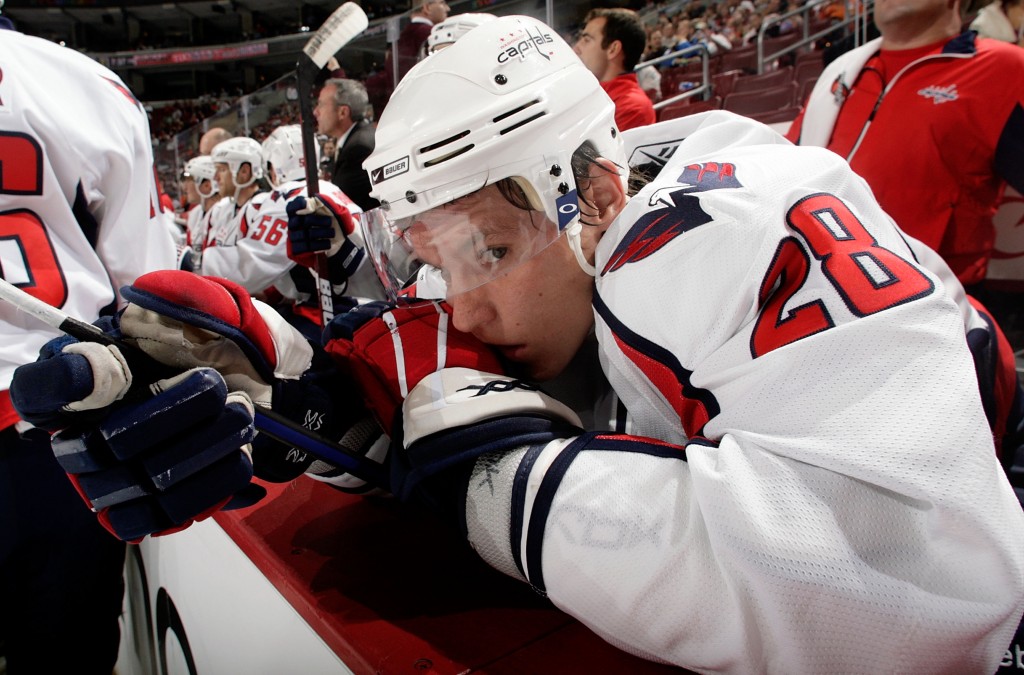 Alex Semin at his most interested