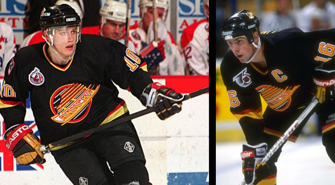 Pavel Bure and Trevor Linden wore spaghetti well. That doesn't mean others should be subjected to it. Photos garnered from various interweb searches.