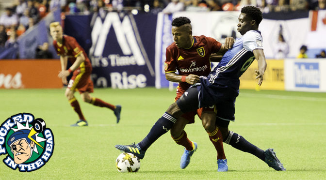Alphonso Davies can play defense, too.