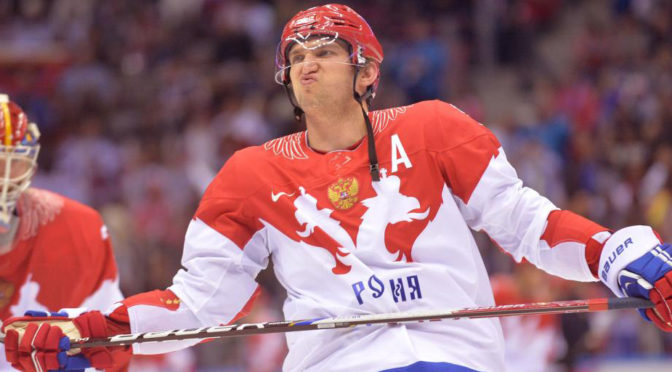 Alex Ovechkin is the dirty, rotten, stinkin' bastard who robbed us of a Canada-Team North America semi at the World Cup of Hockey.