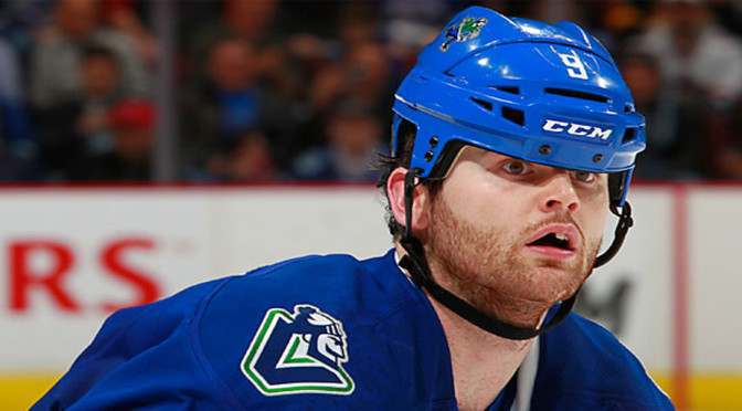 Ex-Canucks forward Zack Kassian is an ugly man. Photo stolen without shame from a Pinterest page devoted to ol' Zack.