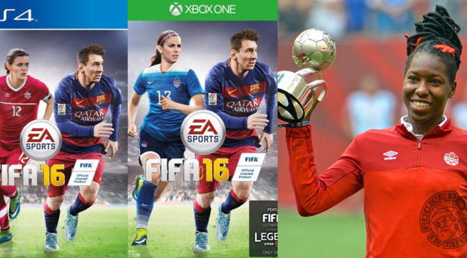 Christine Sinclair and Alex Morgan appear on the cover of EA's new soccer title, which bodes well for the 2015 Young Player Award recipient Kadeisha Buchanan. Photo by Jason Kurylo for Pucked in the Head.